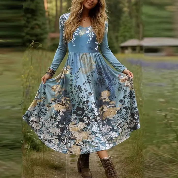 Robe longue style Boho