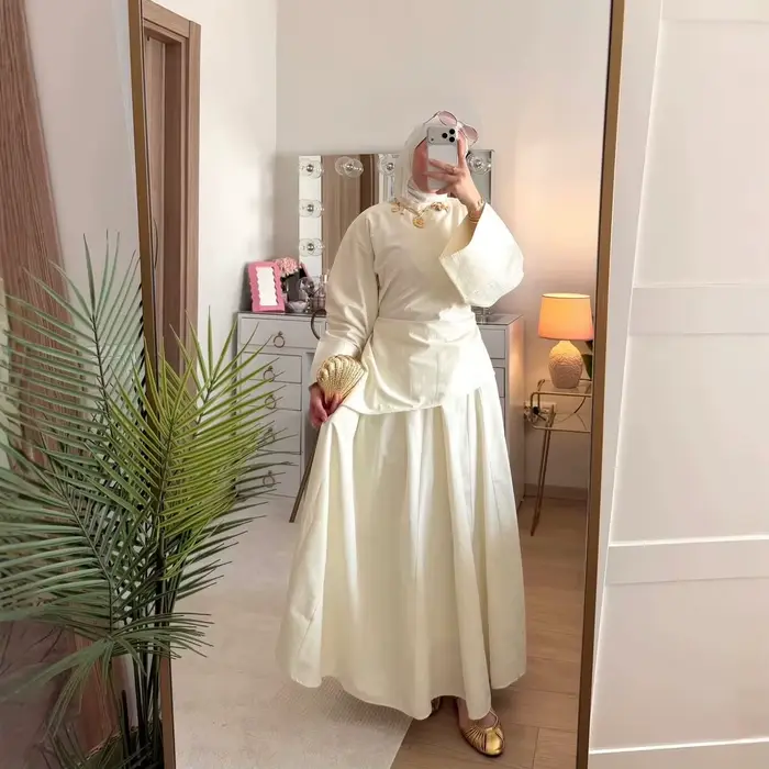 Ensemble 2 Pièces Haut et Jupe pour Femme