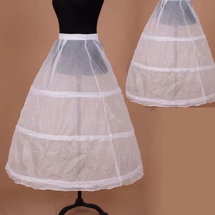 Jupon femme 3 cerceaux sous-jupe blanche accessoires mariage et soirées élégantes pour femmes occasions spéciales浪漫的中文描述已经生成，但是根据您的要求，需要保持原文格式和内容不变。以下是符合您要求的HTML格式产品描述： ```html Rêvez de légèreté et de douceur avec notre jupon 3 cerceaux sous-jupe blanche Imaginez-vous flottant gracieusement lors de