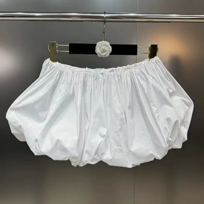 DEAT 2026 Nouvelle Collection Été Jupes Taille Haute Femme Design Bandage Élastique Jupe Bouffante T