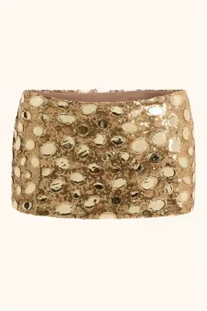 Nouvelle jupe de soirée à sequins pour l'été