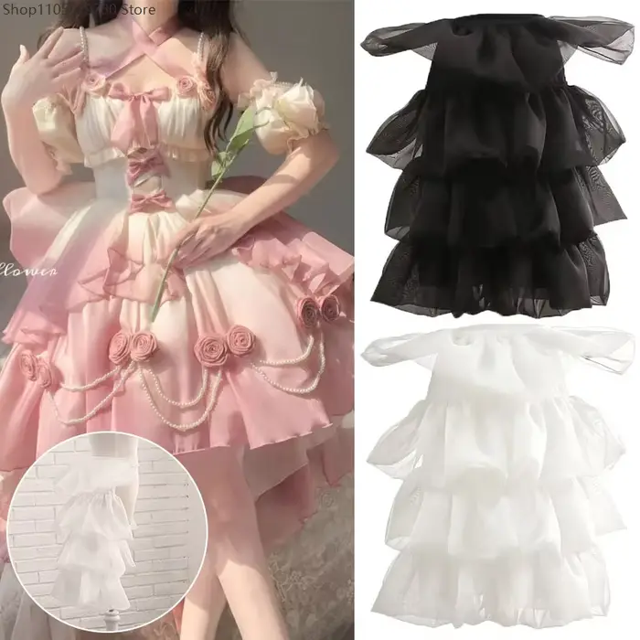 Jupon de soutien pour jupe Lolita pour femme