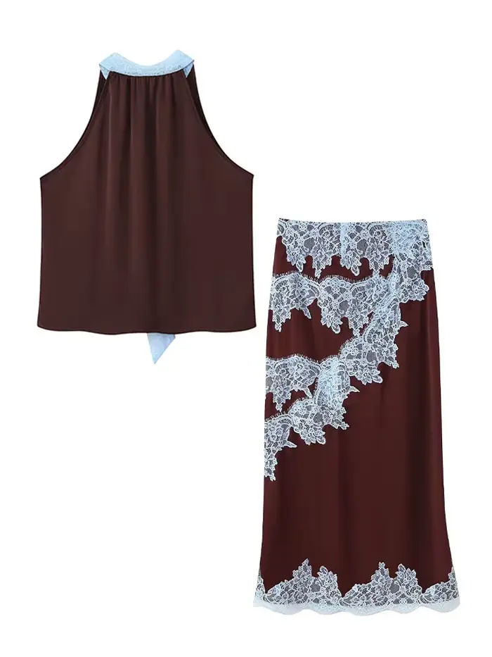 Ensemble jupe et haut pour femme HH