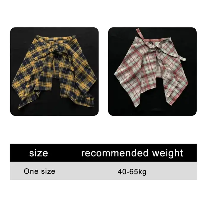 Jupe trapèze courte aux carreaux bleus et blancs, décontractée et élégante pour filles, mini jupe élastique polyester, été junior, style streetwear