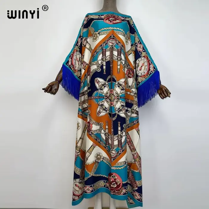 Robe Longue en Mousseline de Soie pour Femme