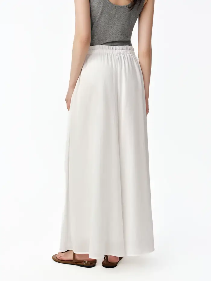 DUSHU – Jupe-culotte décontractée simple pour femme