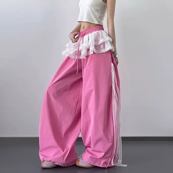 Jupe en dentelle Patchwork pour femmes