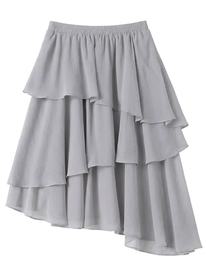 CHIC VEN Nouvelle Jupe Femme Design Innovant Taille Élastique