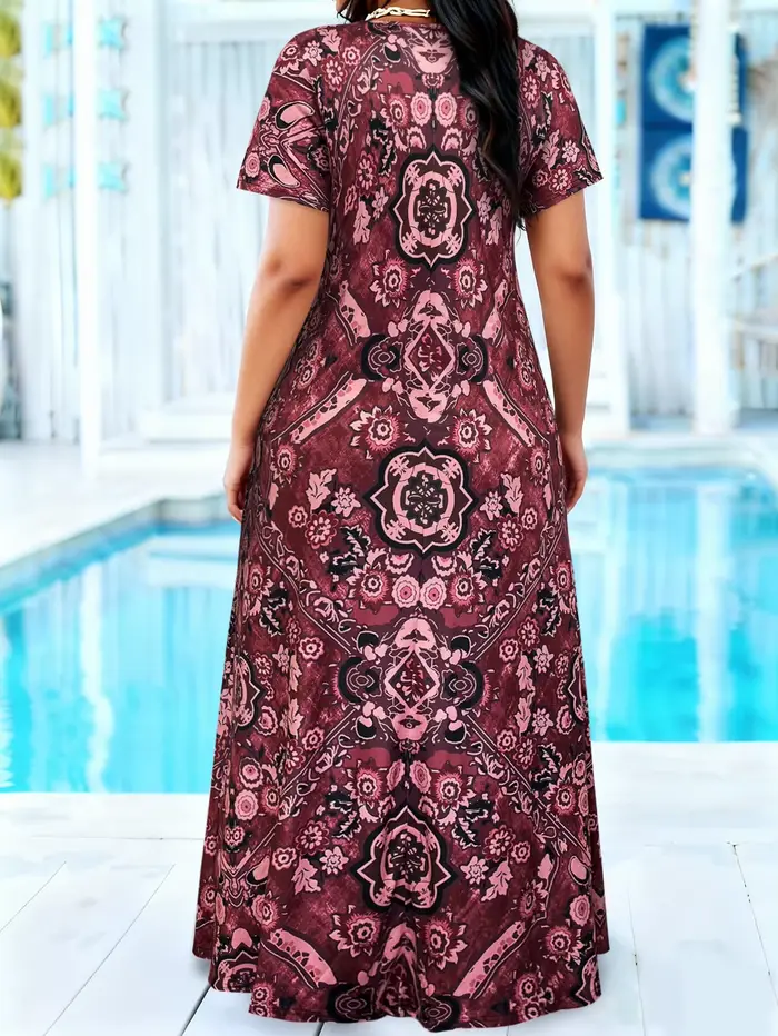 Robe longue pour femmes grande taille