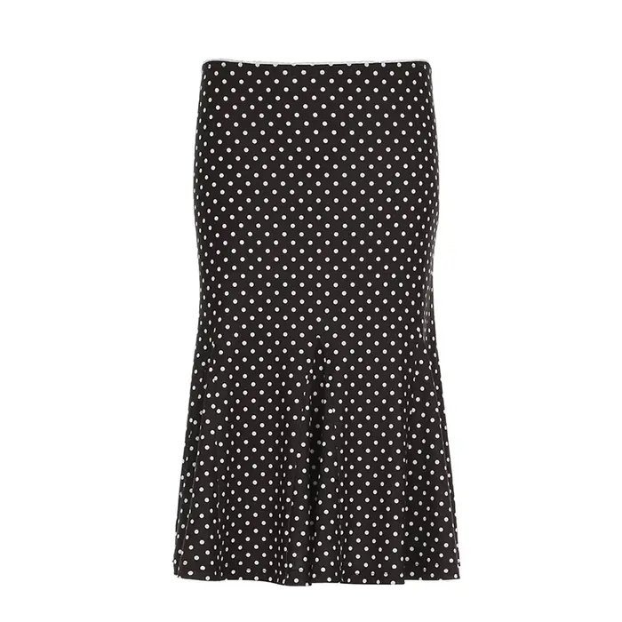 SUCHCUTE – jupe élégante à volants et pois pour femmes, jupe décontractée à taille basse pour les va