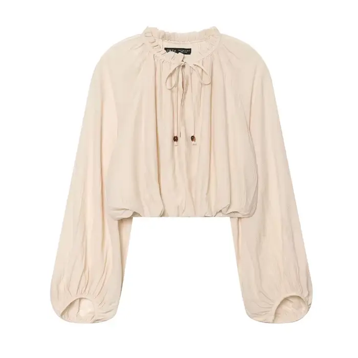 Ensemble Silhouette Large Été 2026 avec Détails Bordés en Bois 1334190 Jupe et 1334196
