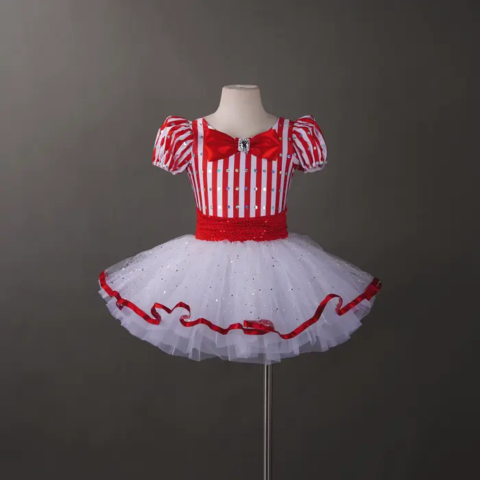 Jupe de danse en Lycra et élasthanne pour filles, tutu scintillant, ballet, mignon, occasion spéciale, compétition de danse, présentation