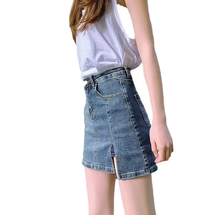 Jupe courte amincissante taille haute pour femme