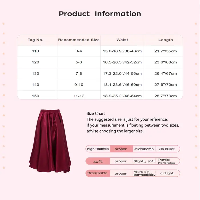 Jupe de Flamenco espagnole pour filles