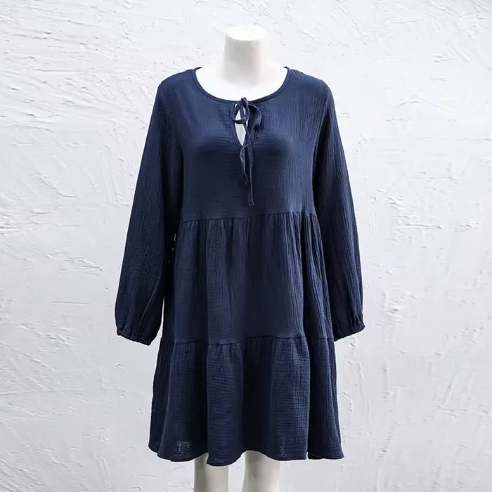 Robe en mousseline 100% coton pour femmes